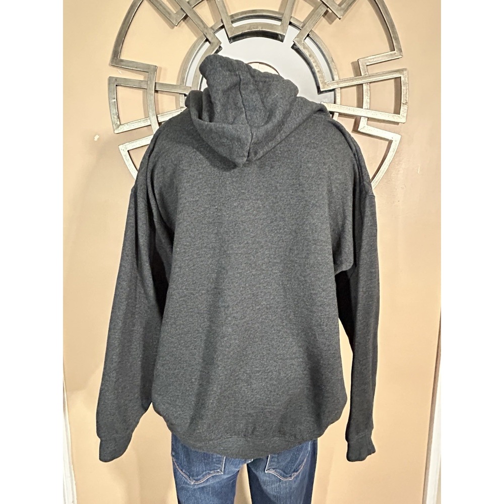 AC DC Hooded Pullover Sweatshirt Hoodie XL Grey Big Logo - Picture 4 of 12
